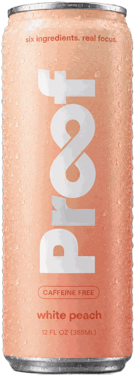 Proof White Peach can